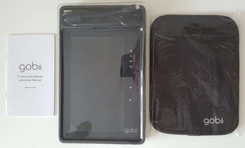 Gobii 7" Colour Screen eBook Reader | Brand New | Includes Accessories & Pouches/Cases