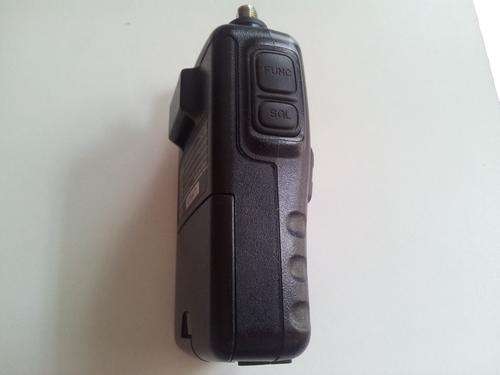 Left side with Function and Squelch buttons