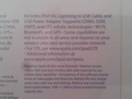 Specs & box contents