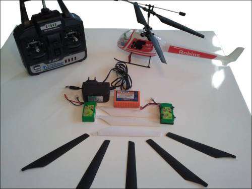 lama v3 rc helicopter radio control battery robins r22 strong blades counter rotating complete