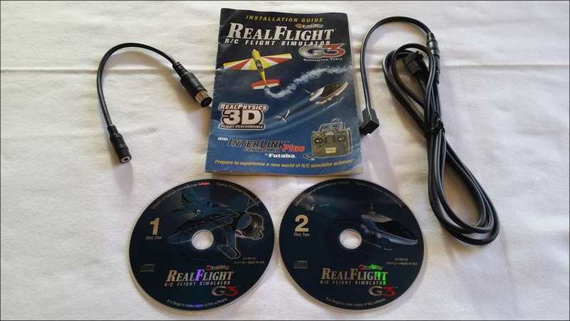 realflight g3 g3.5 real flight expansion pack interlink inter link controller complete real life rc helicopter