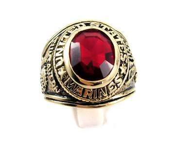 UNITED STATES MARINE CORPS MENS RING SIZE 9