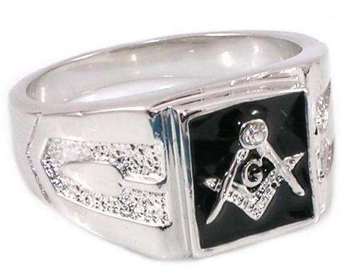 MASONIC FREEMASON UNISEX RING - SIZE 10
