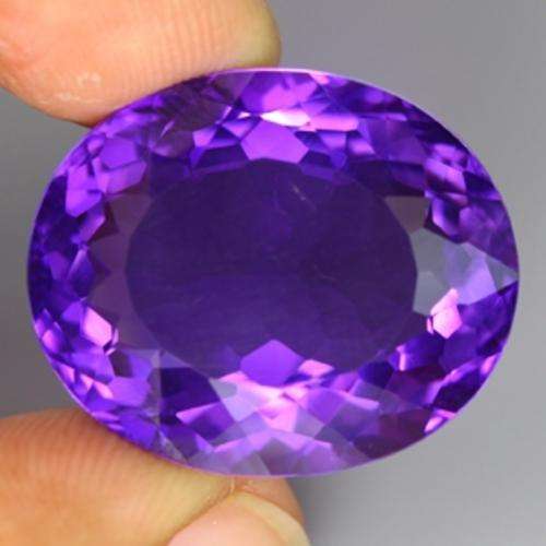 28.20 CARAT BRILLIANT PURPLE  AMETHYST