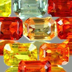 1.43 CARATS OF MULTI COLOURED SONGEA SAPPHIRES