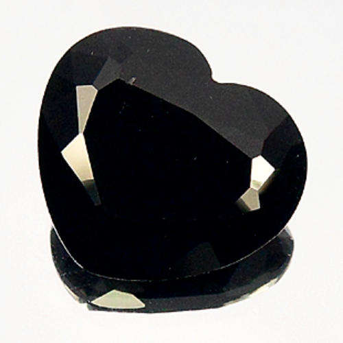 14.06 CARAT BLACK SPINEL HEART