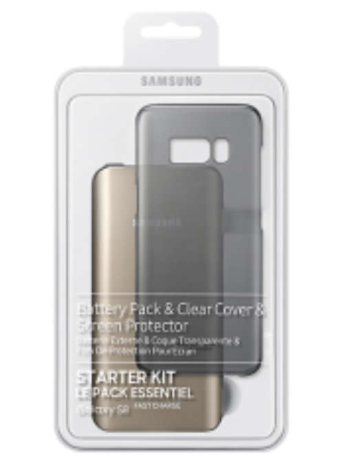 SAMSUNG GALAXY S8 BATTERY PACK, COVER & SCREEN PROTECTOR