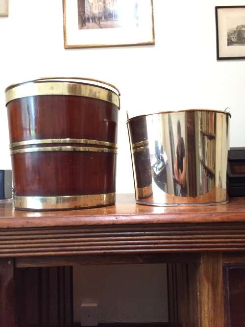 18th Century Mahogany Brass Bound Wine Cooler