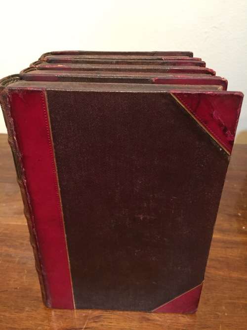 Set of four books by Charles Kingsley, Macmillan and Co, 1889