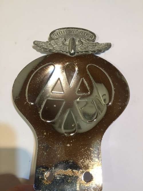 Vintage 1960`s AA GRILL BADGE Car South Africa Suid Afrika