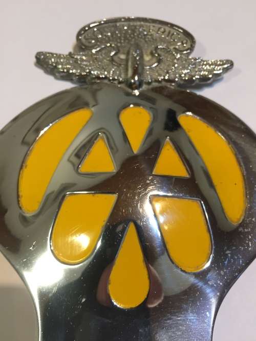Vintage 1960`s AA GRILL BADGE Car South Africa Suid Afrika