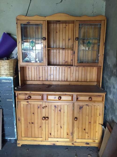 Oregon Pine Vintage Kitchen dresser
