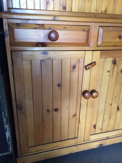 Oregon Pine Vintage Kitchen dresser