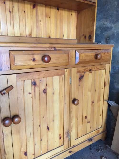 Oregon Pine Vintage Kitchen dresser