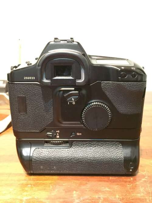 Canon EOS-1N + Canon EOS 5 35mm SLR  Film Camera black (bodies only)