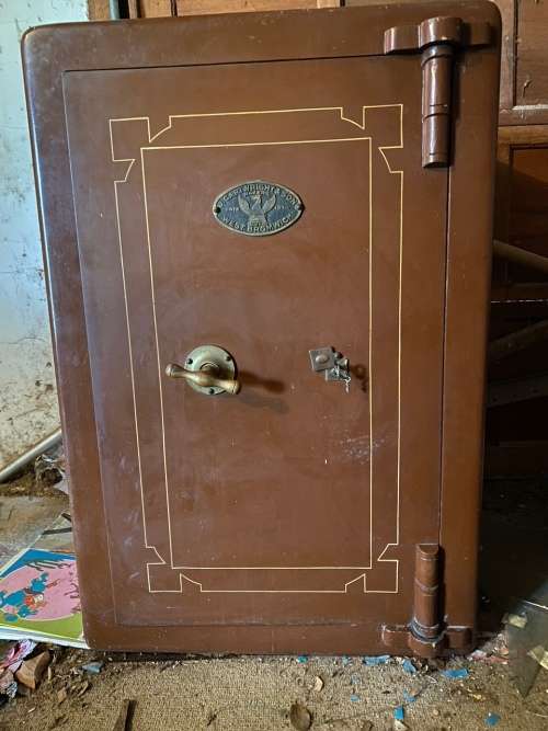 Victorian Cast Iron Safe by J. Cartwright & Son