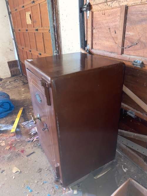 Victorian Cast Iron Safe by J. Cartwright & Son