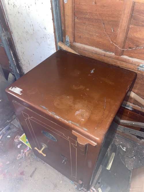 Victorian Cast Iron Safe by J. Cartwright & Son