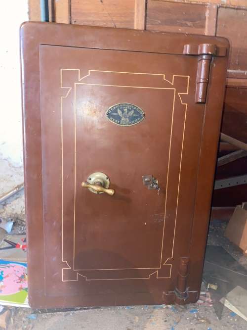 Victorian Cast Iron Safe by J. Cartwright & Son