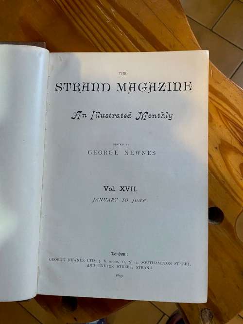 The STRAND Magazine collection. Edited by George Newnes 4 volumes