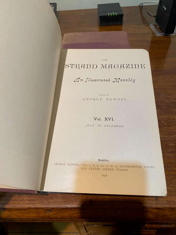The Strand Magazine. x2 1898 and 1899