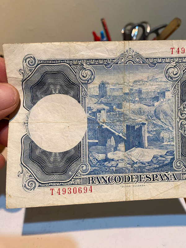 2 x 500 Quinientas Pesetas, both 22 de julio de 1954