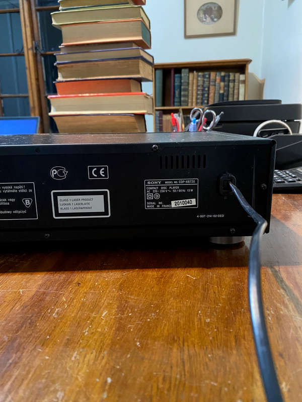 SONY Compact Disc Player CDP-XB720QS