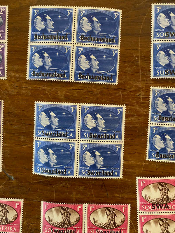 Lot of old SA stamps, see pics