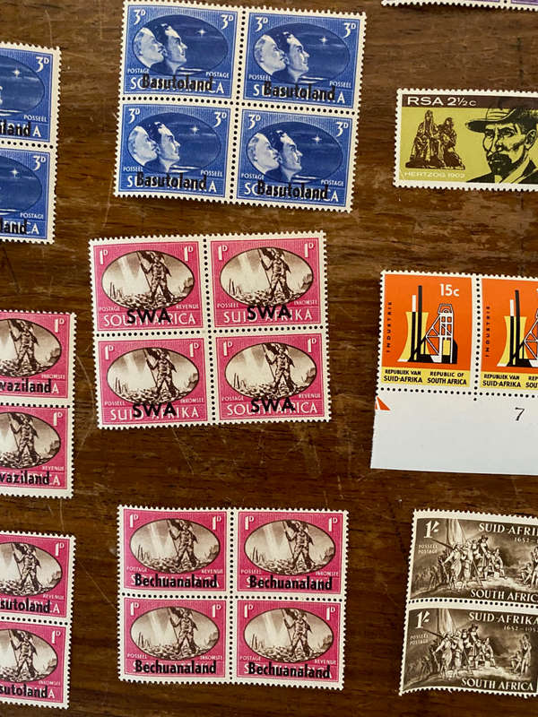 Lot of old SA stamps, see pics