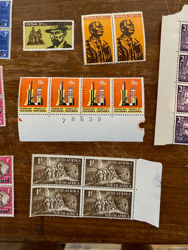 Lot of old SA stamps, see pics