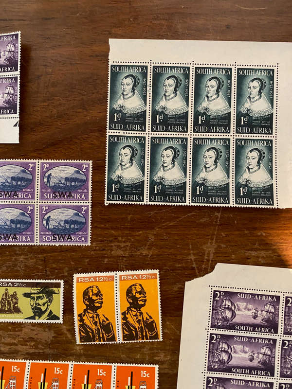 Lot of old SA stamps, see pics