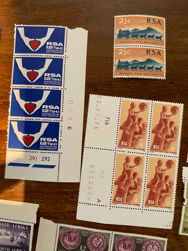 Lot of old SA stamps, see pics