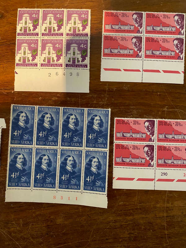 Lot of old SA stamps, see pics
