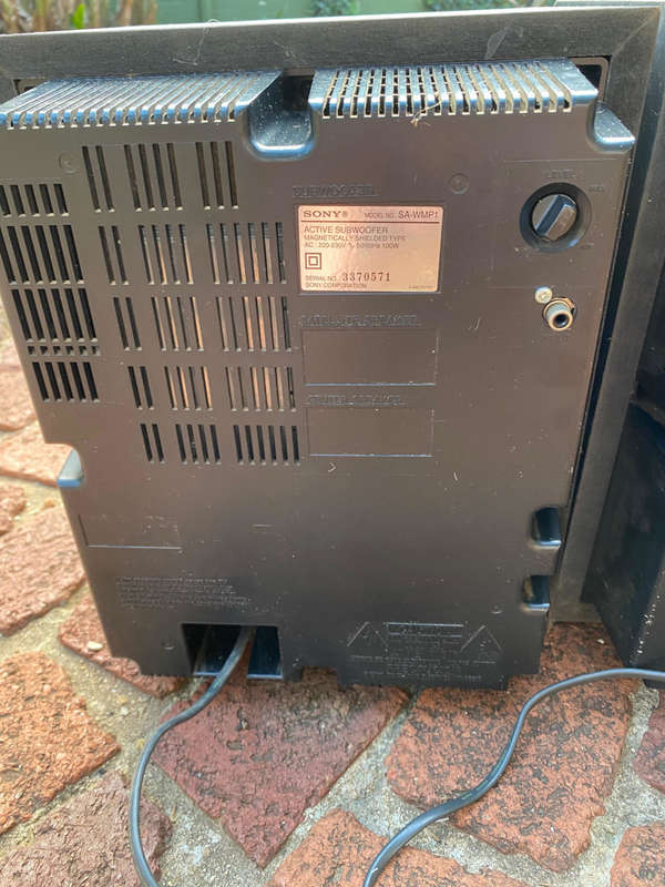 Sony Active Subwoofer`s Model SA-WMP1 100W