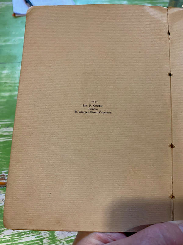 The Cape of Good Hope Being the Official Handbook of the City of Cape town 1909