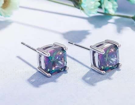 Topaz Sterling Silver Earrings