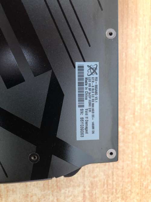 R1 start, no reserve!!!! XFX RX580 GTR-S BLK edition