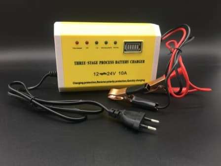 Three Stage Process Battery Charger 12-24V