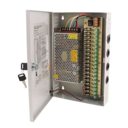 20AMP CCTV boxed power supply for indoor use