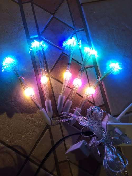 5PCS Fireworks Lamp RGB