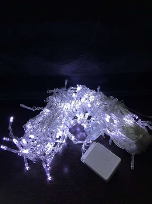 5 x 0.6M Curtain Light cool white
