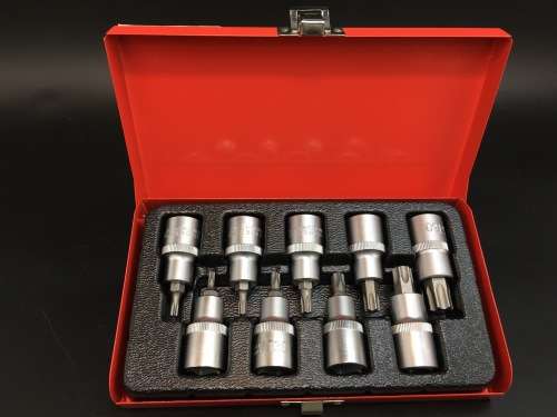 9pcs 1/2`` DR Torx Bit Socket Set