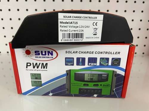 SOLAR CHARGER CONTROLLER AT15 12V/24V 10A