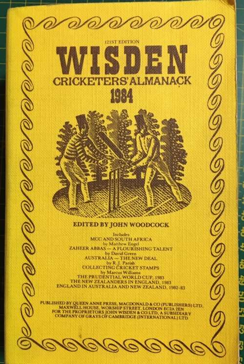 Wisden Cricketers' Almanack - Collection of eight books