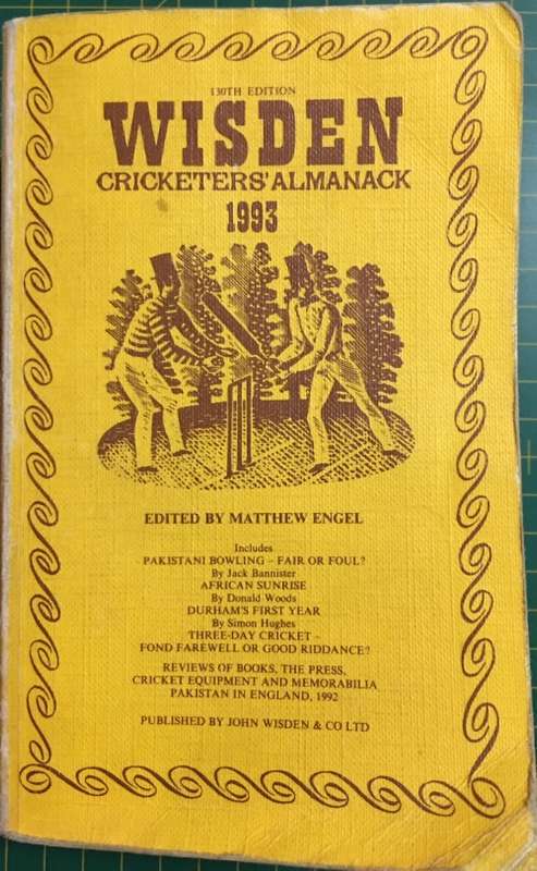 Wisden Cricketers' Almanack - Collection of eight books
