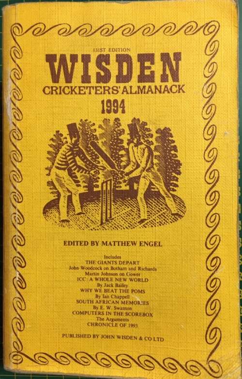 Wisden Cricketers' Almanack - Collection of eight books
