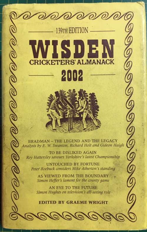 Wisden Cricketers' Almanack - Collection of eight books