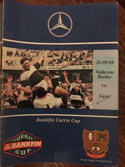 BORDER RUGBY: PROGRAMMES