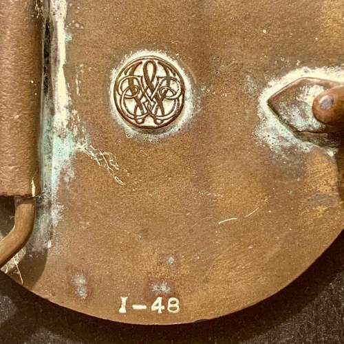 Bergamot Brass Works Art Nouveau style Belt Buckle