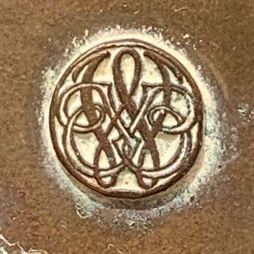 Bergamot Brass Works Art Nouveau style Belt Buckle